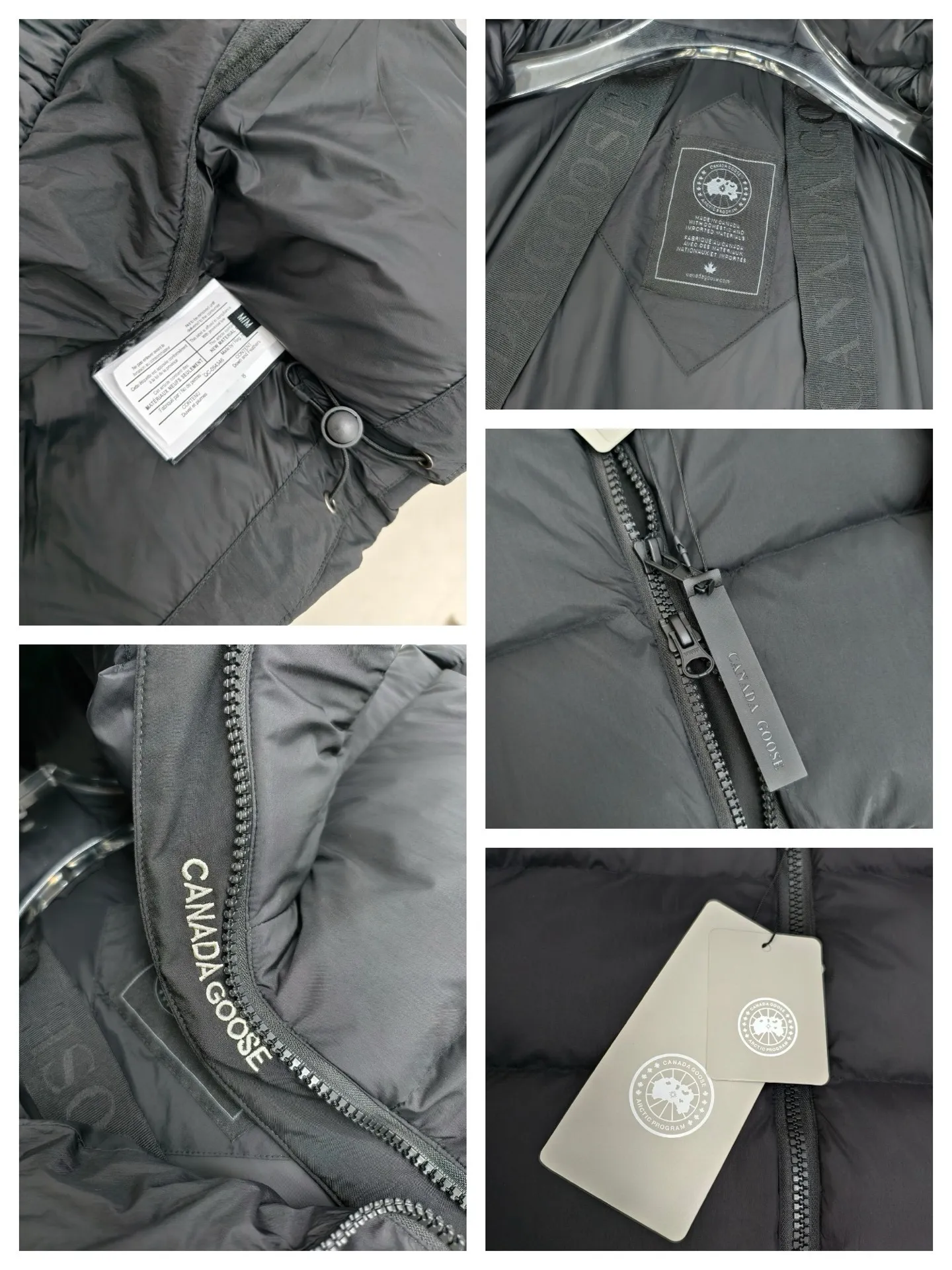 P880 Big Goose Ouyang Nana Second Generation (higher version) Canada goose Canada Goose Black Label Down Jacket A must-have in the outerwear world, the Big Goose Black Label down jacket! The latest designer styles! The goose down jacket has always been a popular element of fashion and is loved by experts from all walks of life! Fashionable hooded cut, high-end customer-supplied fine goose down, high resilience, smooth zipper, strong and firm. Pockets on both sides can store small items, free your hands, and you can go out without worries. It can also meet the need of putting your hands in your pockets👏👏Produced by Big Goose, it can be used as a group uniform by many celebrities. This down jacket uses a double-layer anti-down lining design, which has strong windproof performance and will be very warm in winter! Newly labeled white duck down filling, high fluffiness, windproof hooded design. When walking outdoors, pull the collar to the highest position, put your hands in the pockets and it will be very warm. It can be easily controlled by all body types! The interior is equipped with an elastic snow skirt design for better wrapping. The simple and neat style design highlights the masculine temperament. The impeccable style is classic and never goes out of style. It is warm and practical, and it is versatile! You can enter with your eyes closed!  Color: Black Khaki Size: XS-XXL